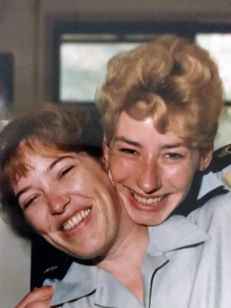 Nancy & Laura — Army Days