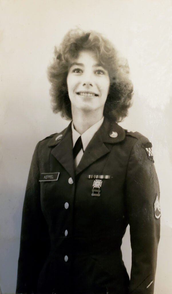 Laura in uniform